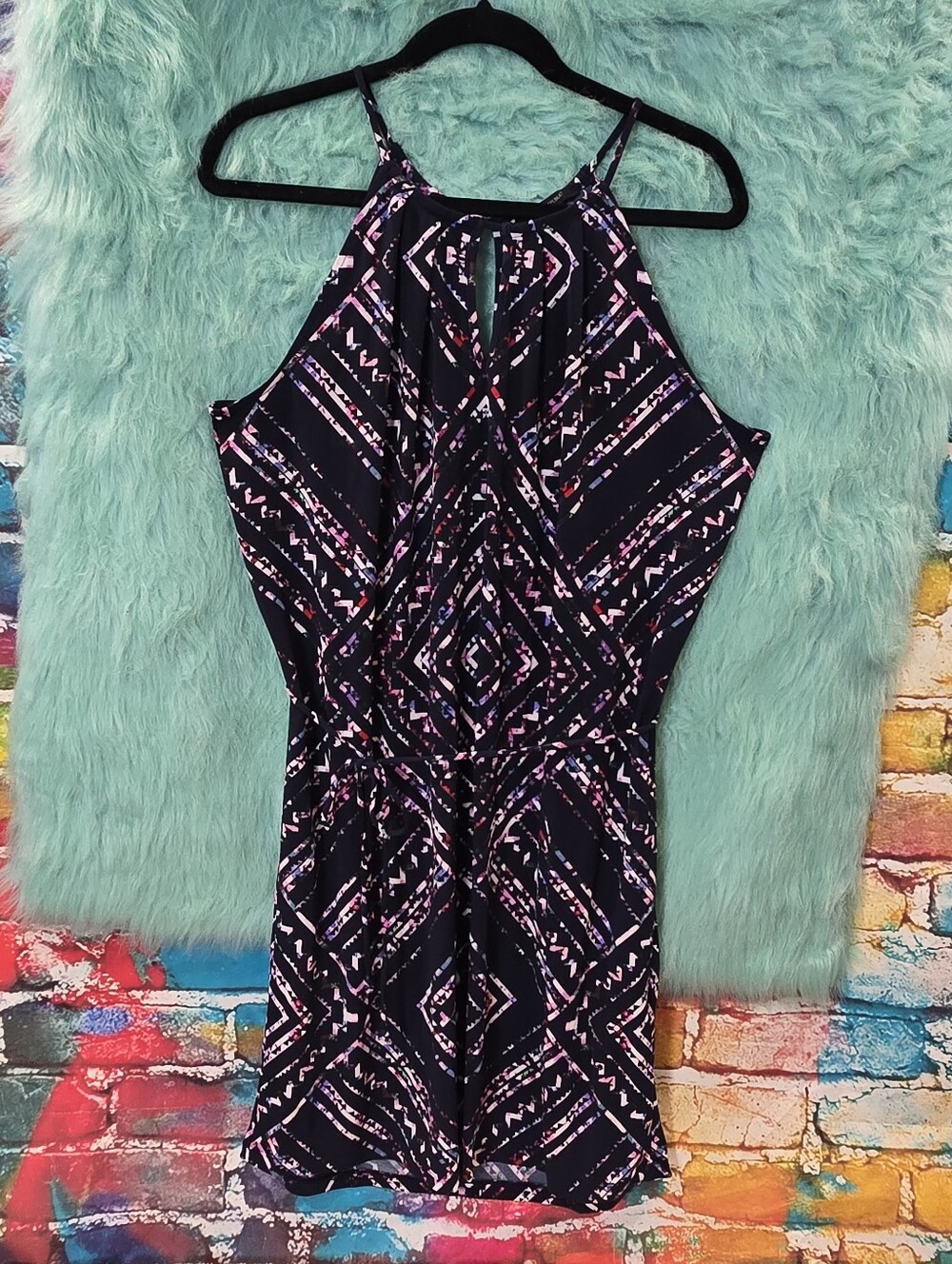 Banana Republic Black  Halter Dress Size L